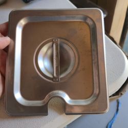 Winco 1/6 Size Slotted Steam Table Pan Lid (Total 6)