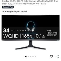 34in Oled Alienware 