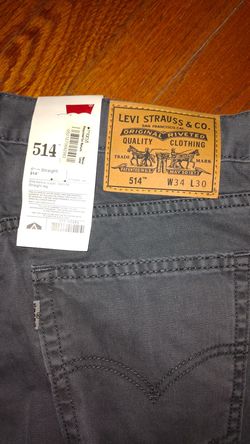 New Levis Jeans 514 34x30