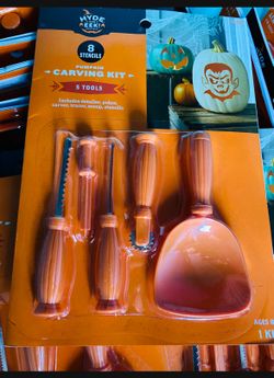 New Halloween Pumpkin, Carving Kits, Tools, And Stencils New