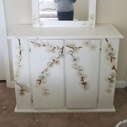 Solid Wood White Shelf