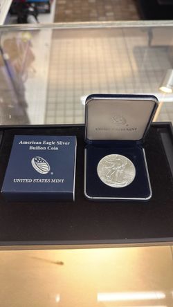 Silver eagle coin