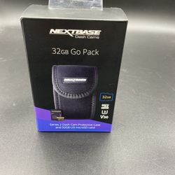New Nextbase Dash Cams 32GB U3 MicroSD & Protective Case Go Pack NBDVRS2GP32U3