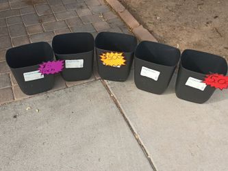 College Dorm Trash Can - Mini Black Trash Can