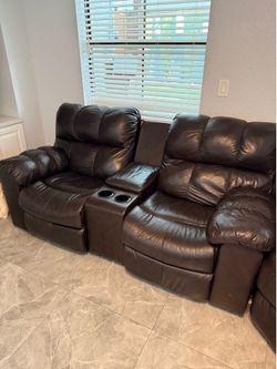 leather sofa