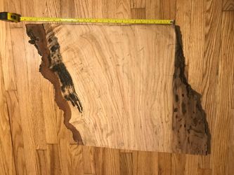 Large Solid Oak board natural bark