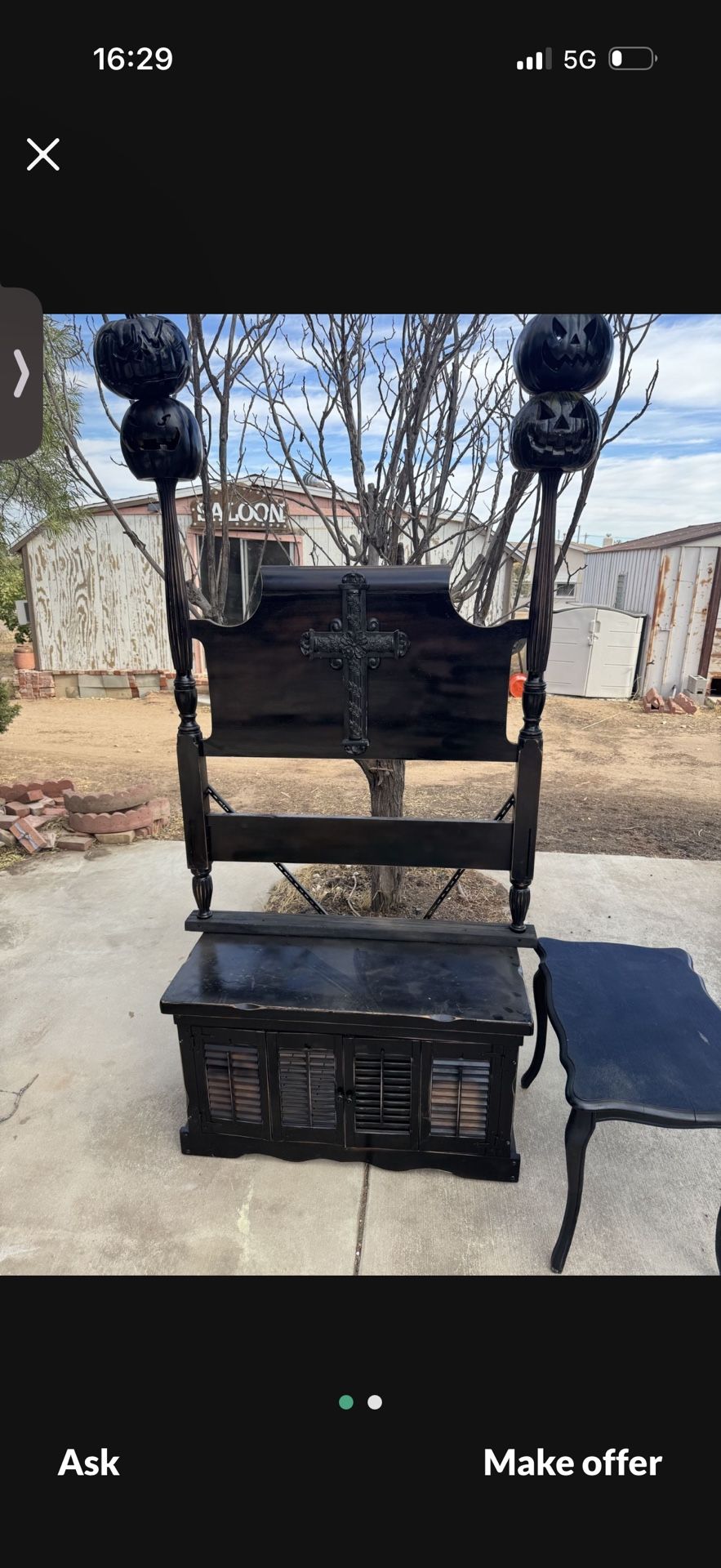 Victorian Halloween Chair