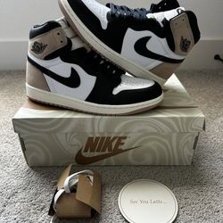 Jordan 1 High Latte W 10.5 / M 9