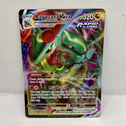 Pokémon TCG Rayquaza VMAX Evolving Skies Holo Ultra Rare Card 111/203