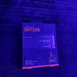WD-BLACK 1TB NvMe SSD / 7250MB