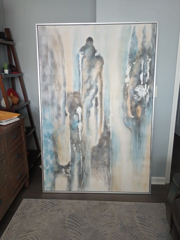 Brand New Uttermost Canvas Painting 50x74x2D(In) For Sale Must Go