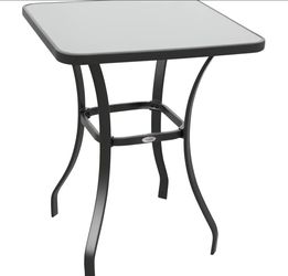 Outsunny 27" Square Bistro Table

Garden Dining Table Outdoor Tempered Glass Table