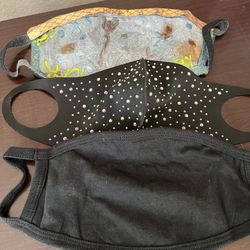 Three Large Adults Face Masks