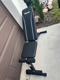 Adjustable workout bench