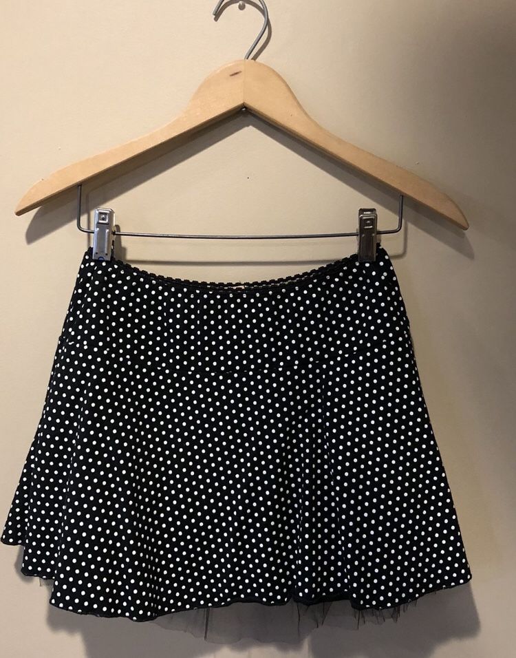 Fun Little Polka Dot Swing Skirt