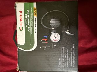 Castrol Portable Air Compressor 300 PSI