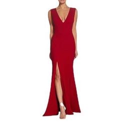 XS Red Gown - Dress The Population