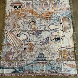 One Piece Woven Anime Rug/Tapestry/Blanket