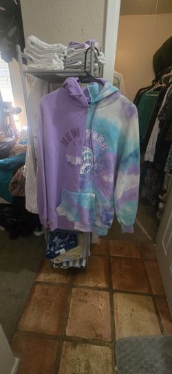 Purple Tie-Dye Hoodie – Justify – Size Medium