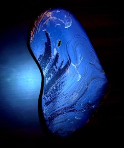 Huge Rare Natural Blue Yellow Green 2248g Amber