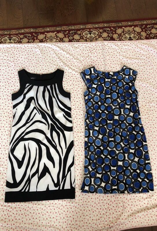 Polk dots & Zebra print dresses