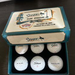 San Jose Sharks Golf Classic Collectible Golf Balls
