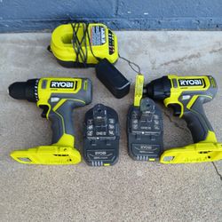 DRILL SET RYOBI 