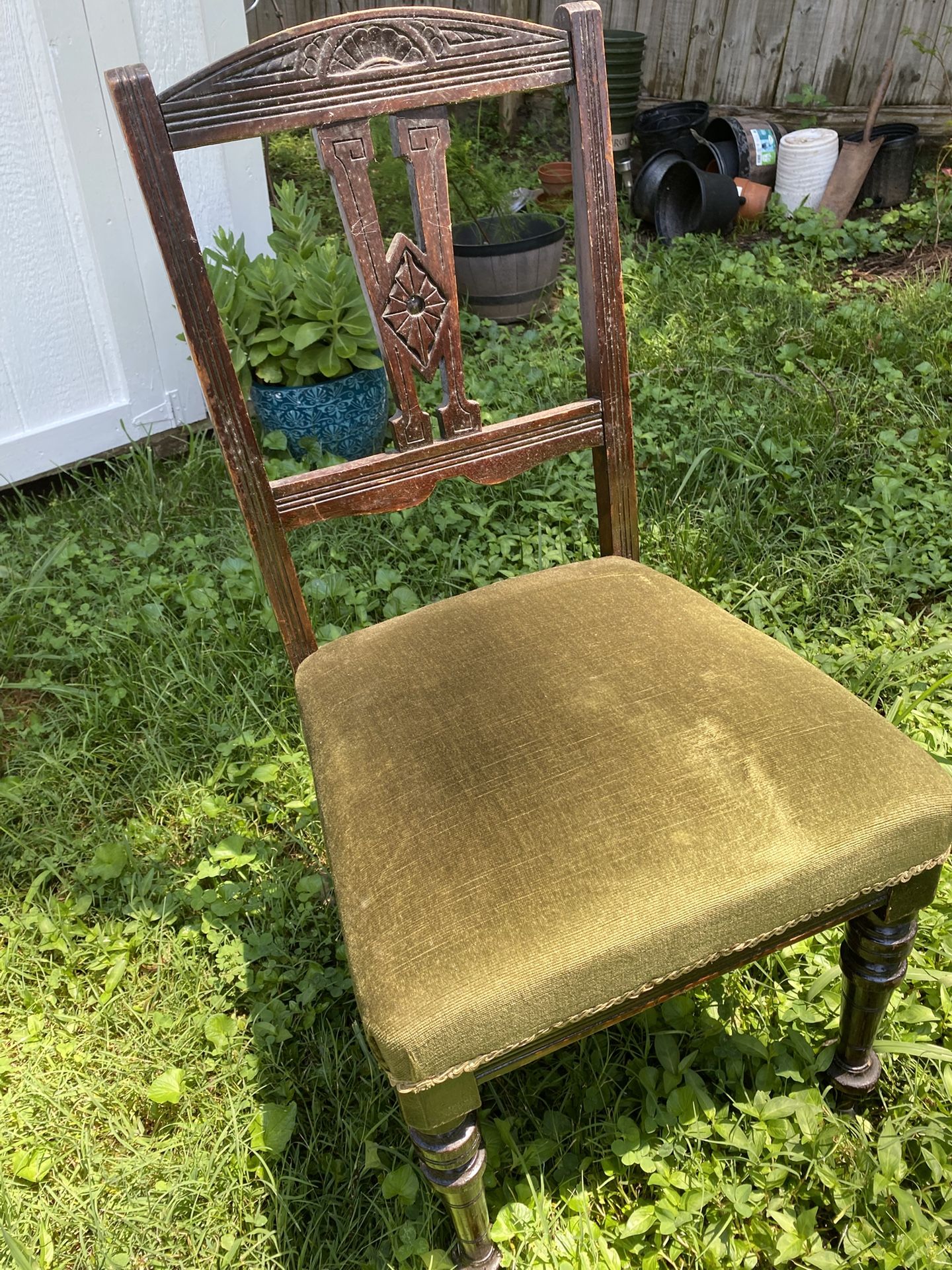 wooden chairs