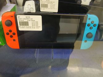 Nintendo Switch with Neon Joy-Cons