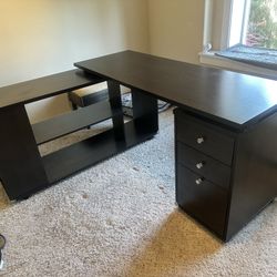 L shaped desk
