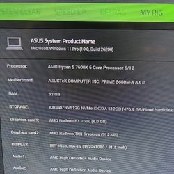 Am5 Gaming Pc 32g Of Ddr5 