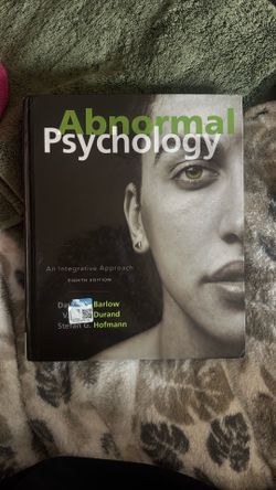 Abnormal Psychology Eighth Edition