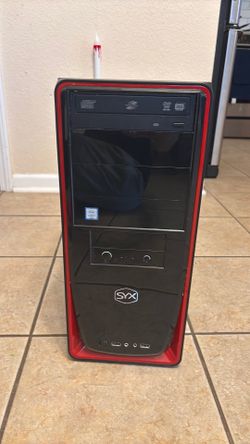 Empty computer case