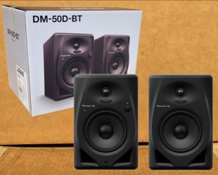 Pioneer DJ Active Desktop Monitor Set Bluetooth Powered Desktop Speakers DM-50D-BT 🚨 Payment Options Available 🚨 No Credit Needed 🚨