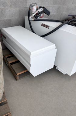 100 gallon fuel tank and truck tool box