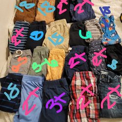 Toddler clothes mixed with Baby clothes for boys