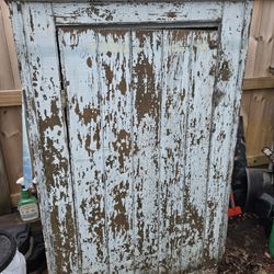 100 Yr Old Wooden Cabinet 