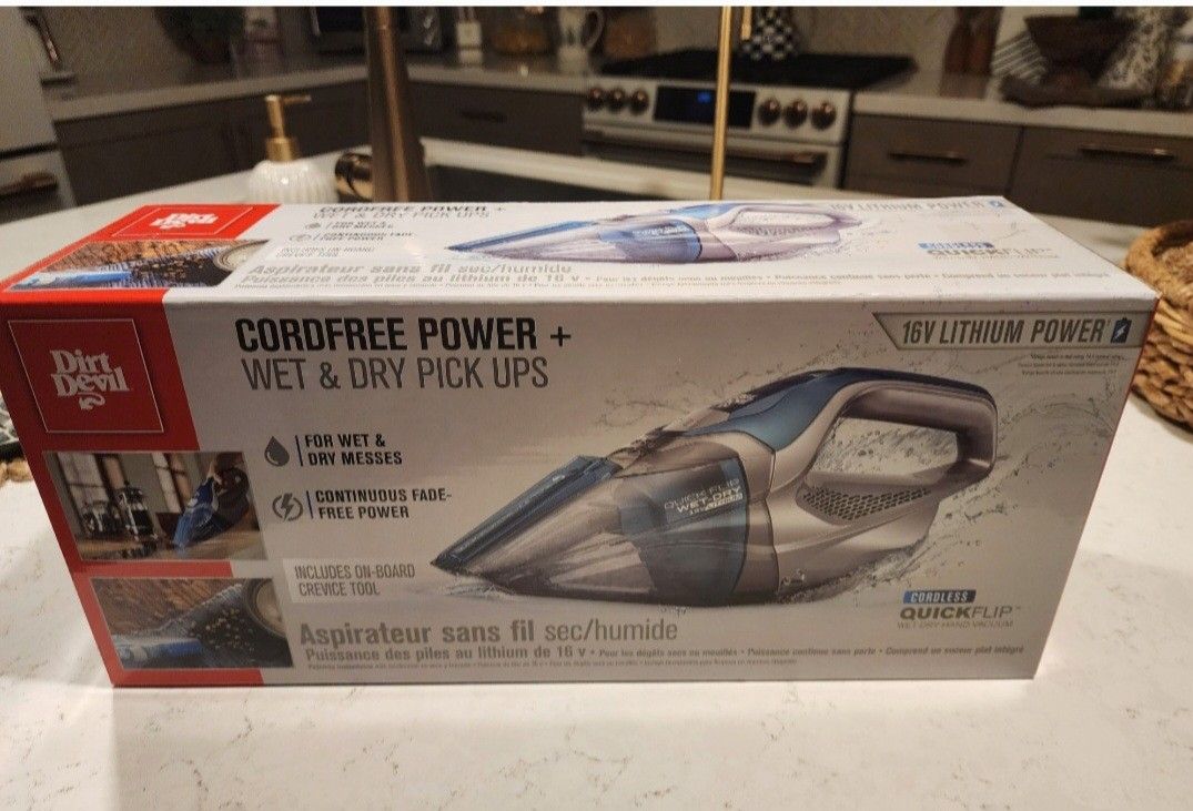 Dirt Devil Cordless Wet &Dry Vacuum 