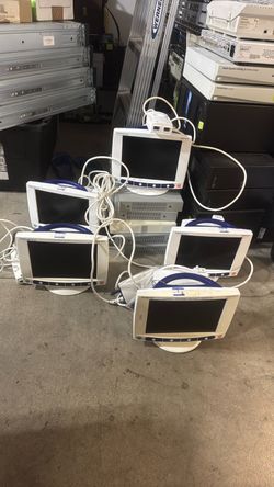 Lot of 5 invos Somannetics Cerebral Monitor Model 5100C with Covidien Preamplifier