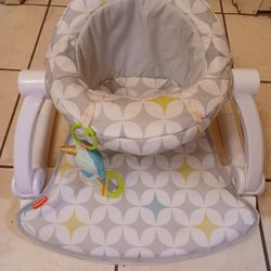 Fisher Price Sit Me Up Seat With Toy Like New