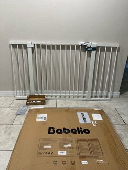 Extra Wide Pet Gate / Safety Gate - Fits Openings 36” - 57”