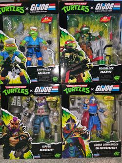 GI JOE TEENAGE MUTANT NINJA  action figures TMNT Playmates TOYS