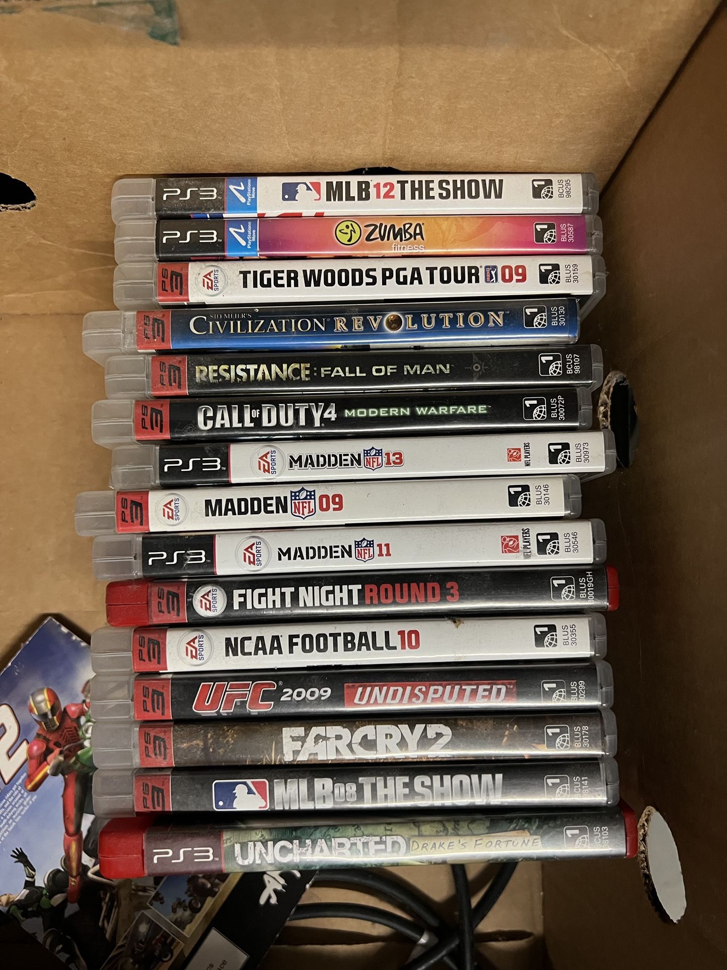 Box of PS3 Games