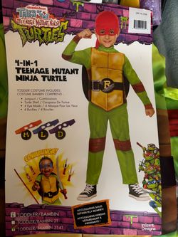 TMNT 4-in-1 Toddler Costume 3T-4T