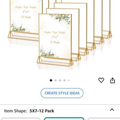 5x7 Gold Frames