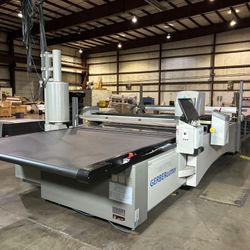Gerber XLC7000 High Ply Fabric CNC Cutter With 40-foot Spreader