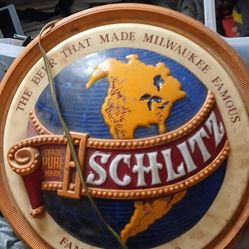 Schlitz Vintage Bar Light 