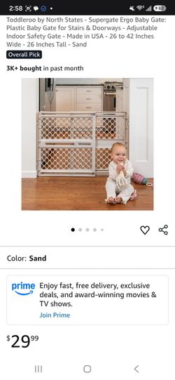 Toddleroo plastic safety gate