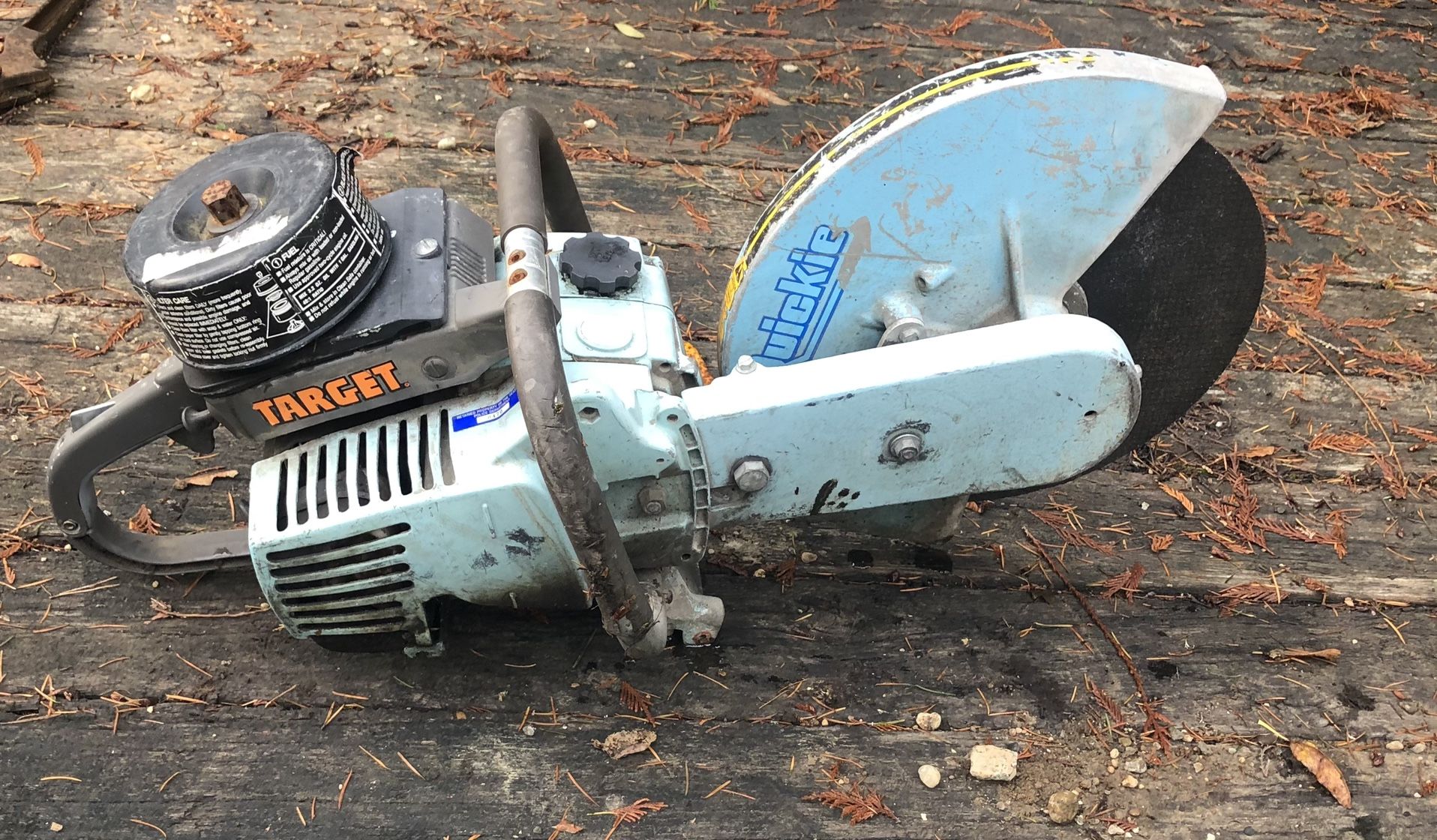 Target Quickie Concrete CutOff Saw Dewalt Blade for Sale in Shoreline