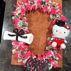 Money Lei With Hello Kitty